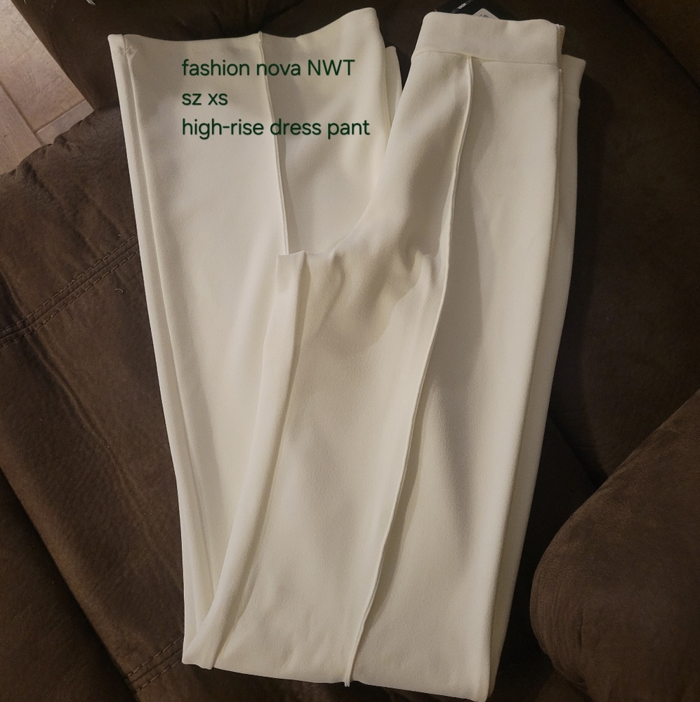 Fashion nova high-rise dress pant